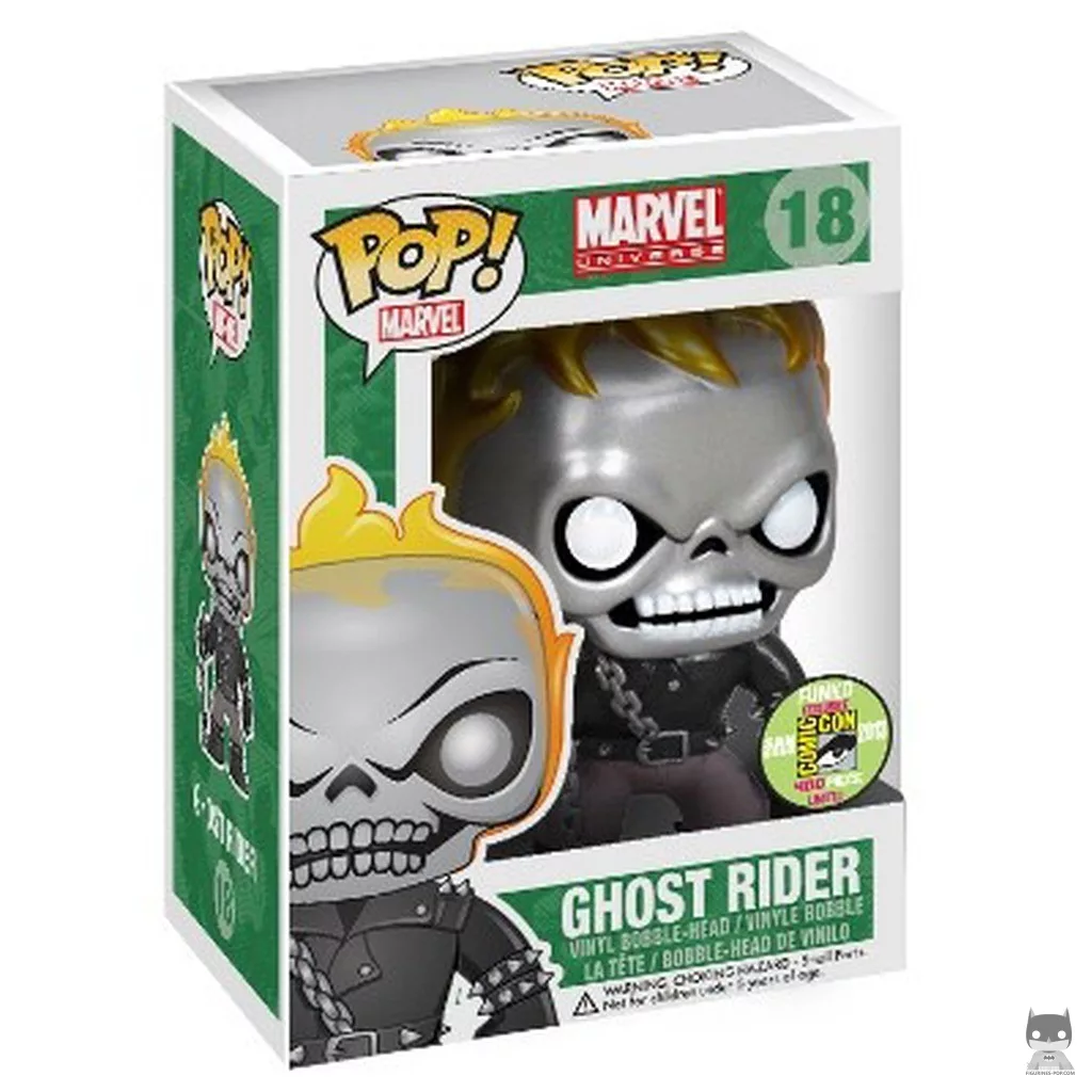 Ghost Rider Funko Pop! figure in its box