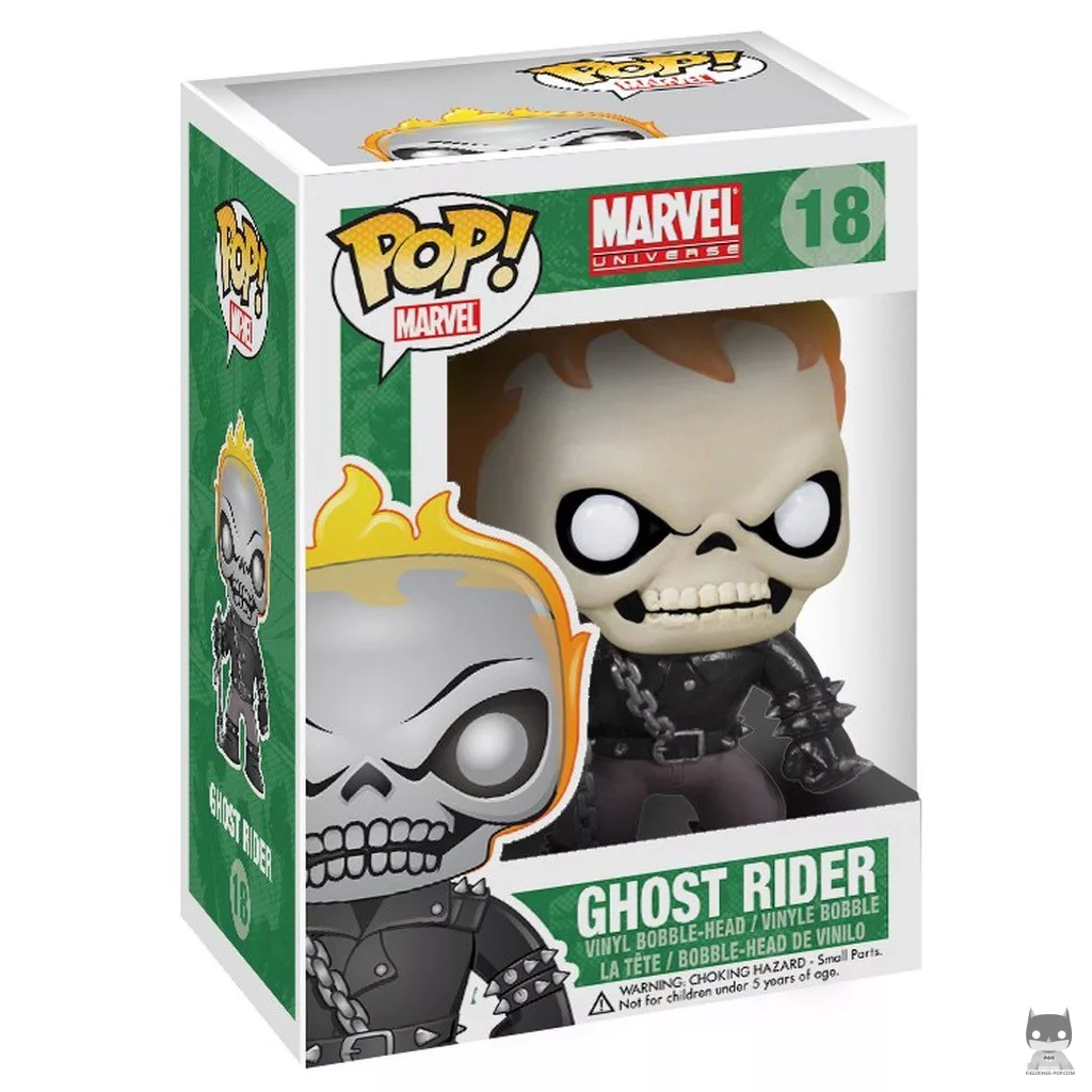 Ghost Rider Funko Pop! figure in its box