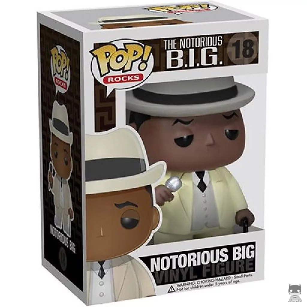 Notorious B.I.G Funko Pop! figure in its box