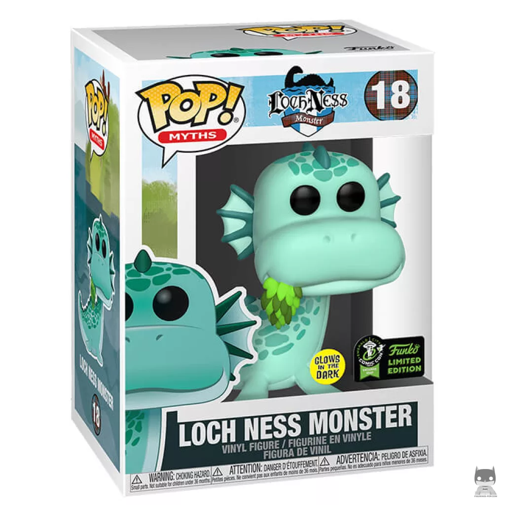 Loch Ness monster (Glows in the Dark) Funko Pop! figure in its box