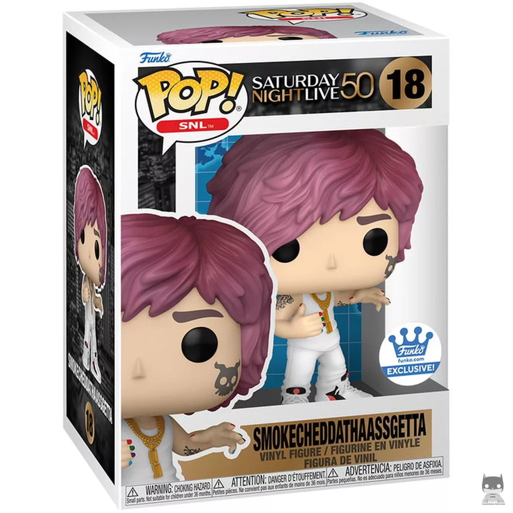 Smokecheddathaassgetta Funko Pop! figure in its box