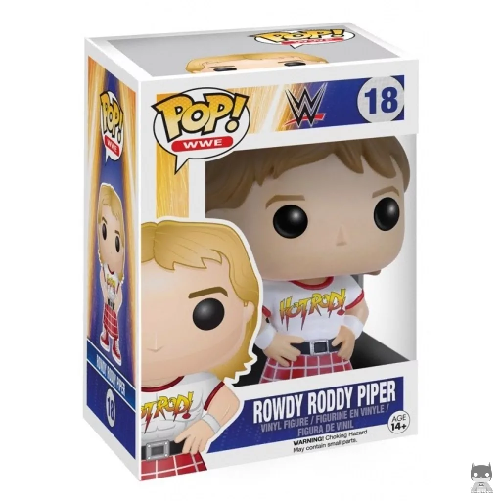 Roddy "Rowdy" Piper Funko Pop! figure in its box