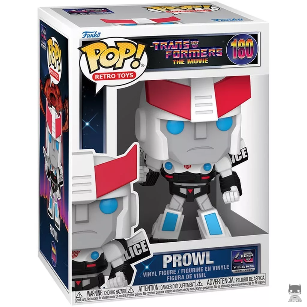 Prowl Funko Pop! figure in its box