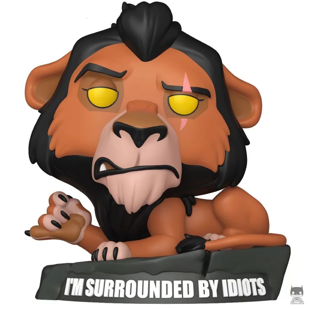 Scar (Meme) "I'm surrounded by idiots" Funko Pop! figure (Disney Villains)