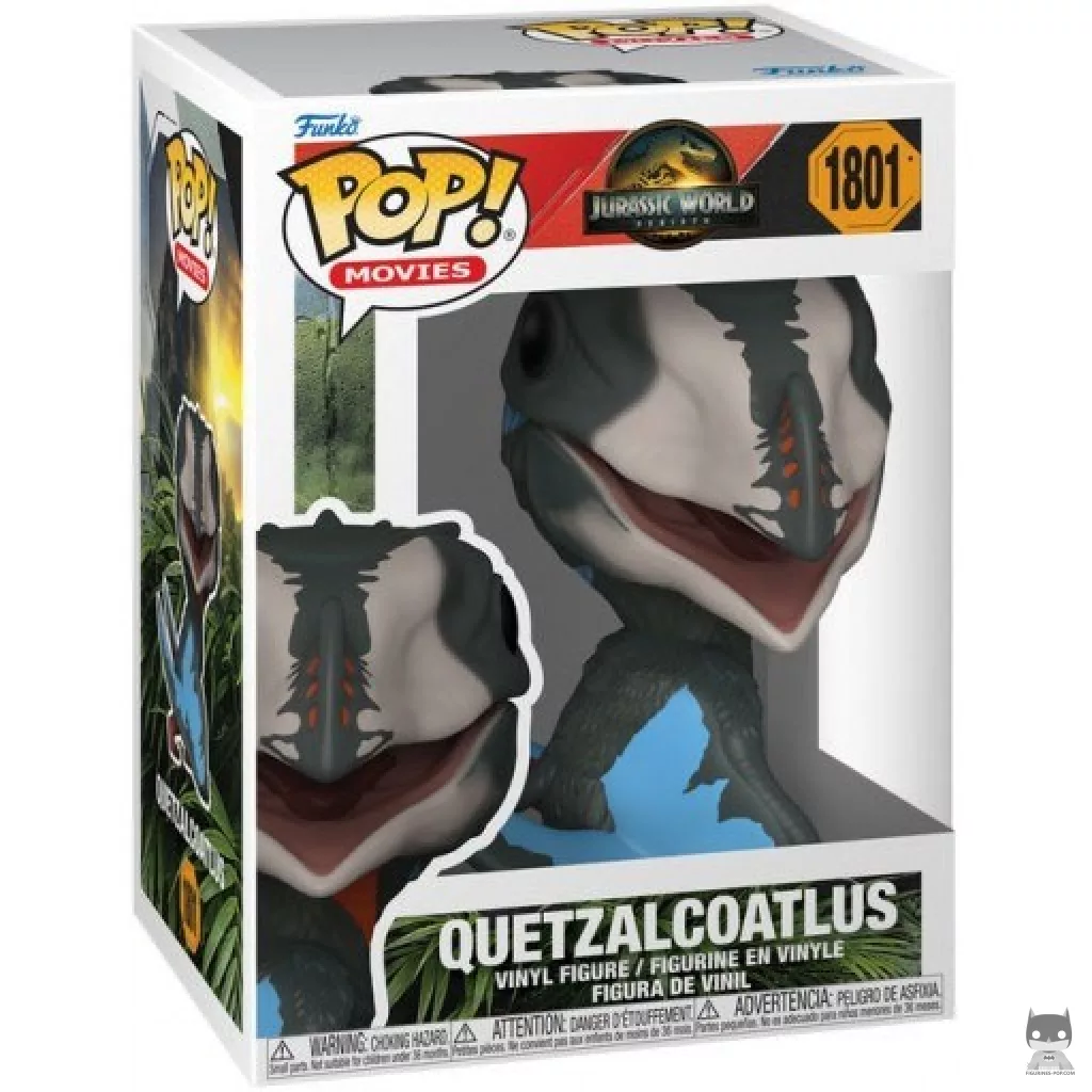 Quetzalcoatlus Funko Pop! figure in its box