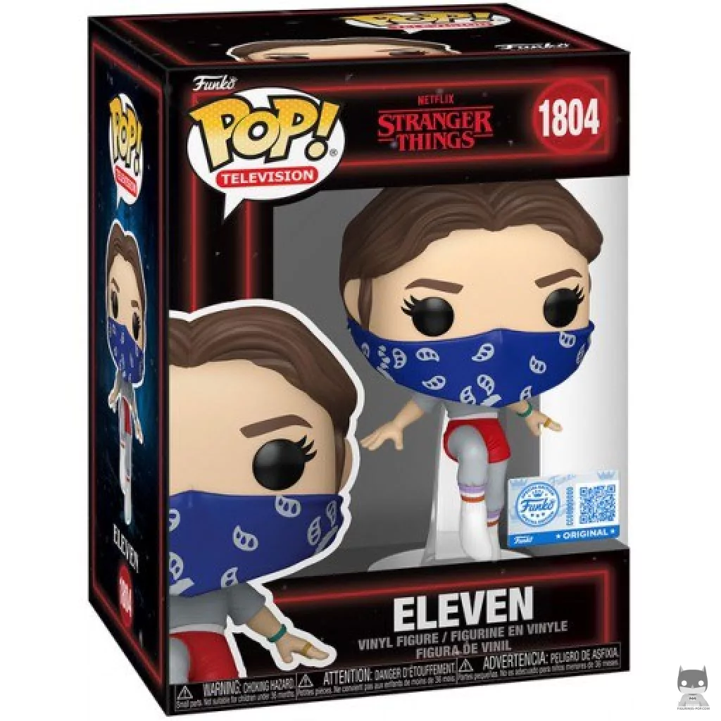 Eleven with Bandana (Floating) Funko Pop! figure in its box