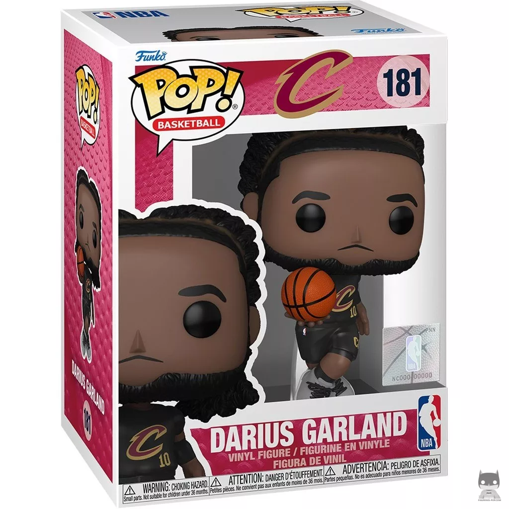 Darius Garland Funko Pop! figure in its box