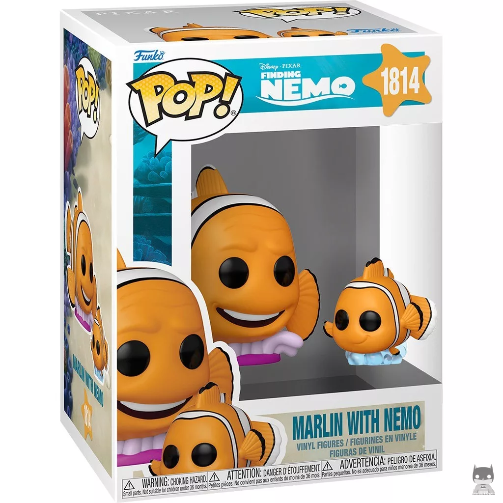 Marlin with Nemo Funko Pop! figure in its box