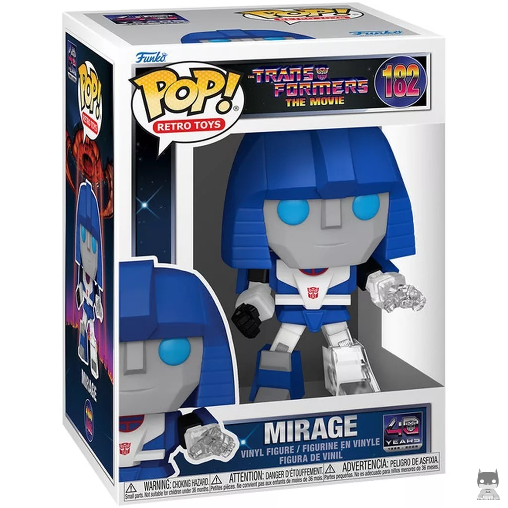 Mirage Funko Pop! figure in its box