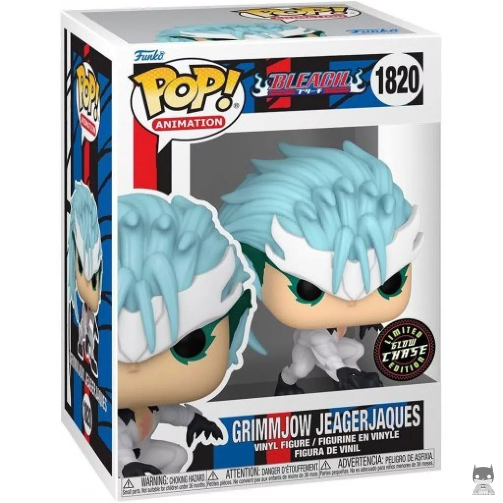Grimmjow Jaggerjack (Chase & Glow in the Dark) Funko Pop! figure in its box