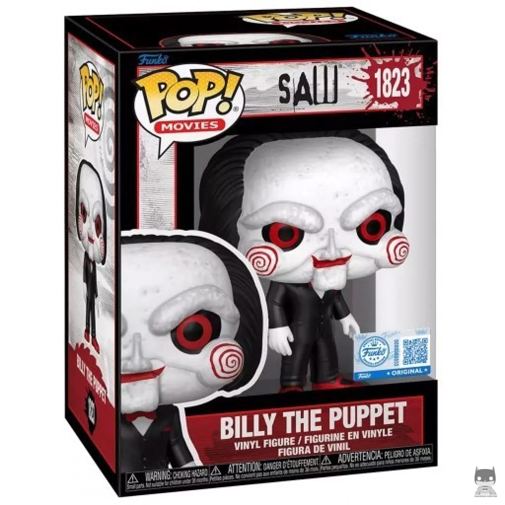 Billy the Puppet Funko Pop! figure in its box