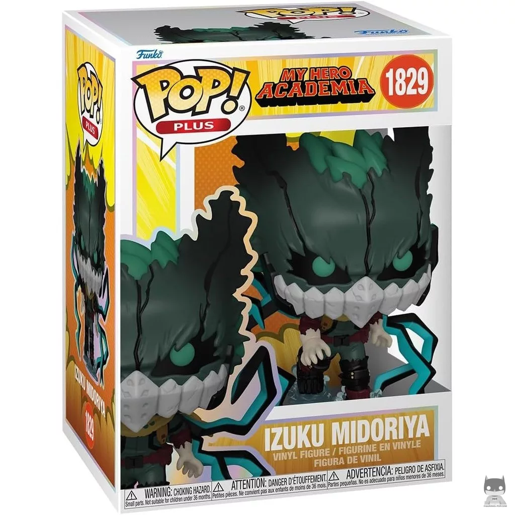 Izuku Midoriya Funko Pop! figure in its box