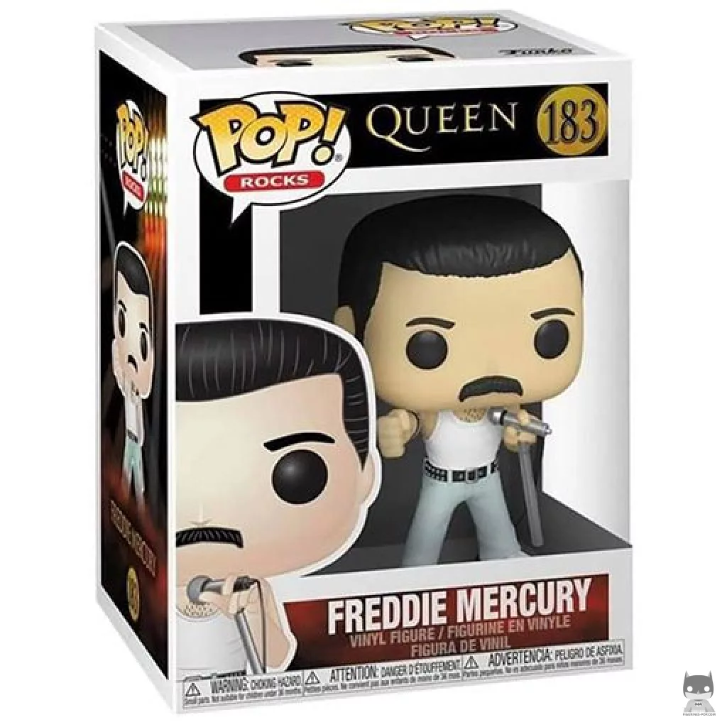 Freddie Mercury Funko Pop! figure in its box