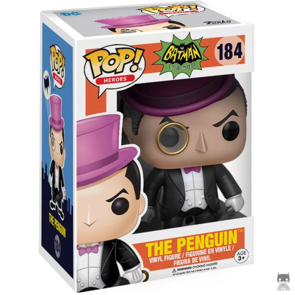 The Penguin Funko Pop! figure in its box