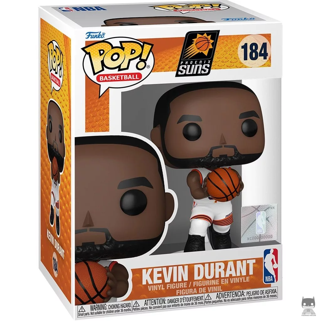 Kevin Durant Funko Pop! figure in its box