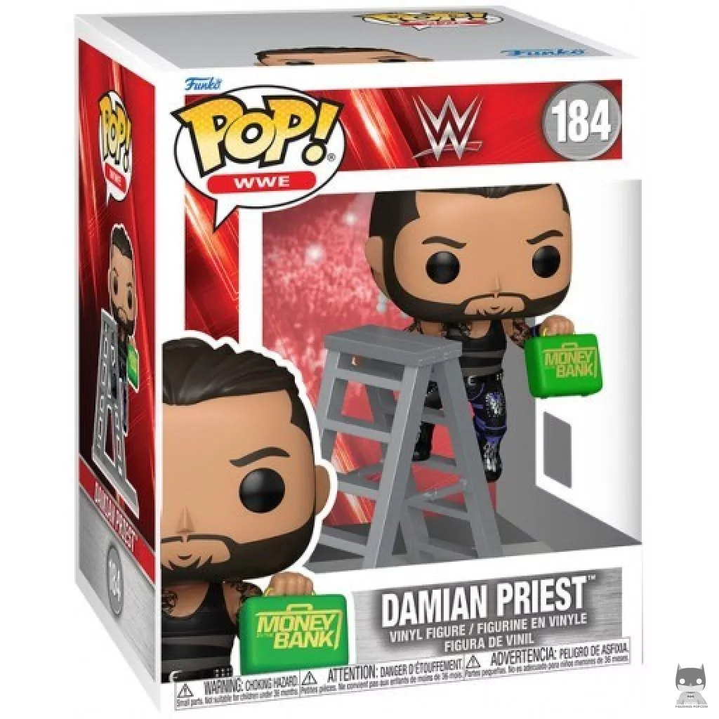 Damian Priest Funko Pop! figure in its box