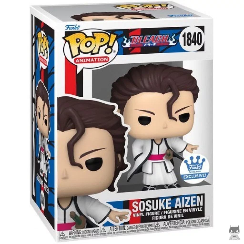 Sosuke Aizen Funko Pop! figure in its box