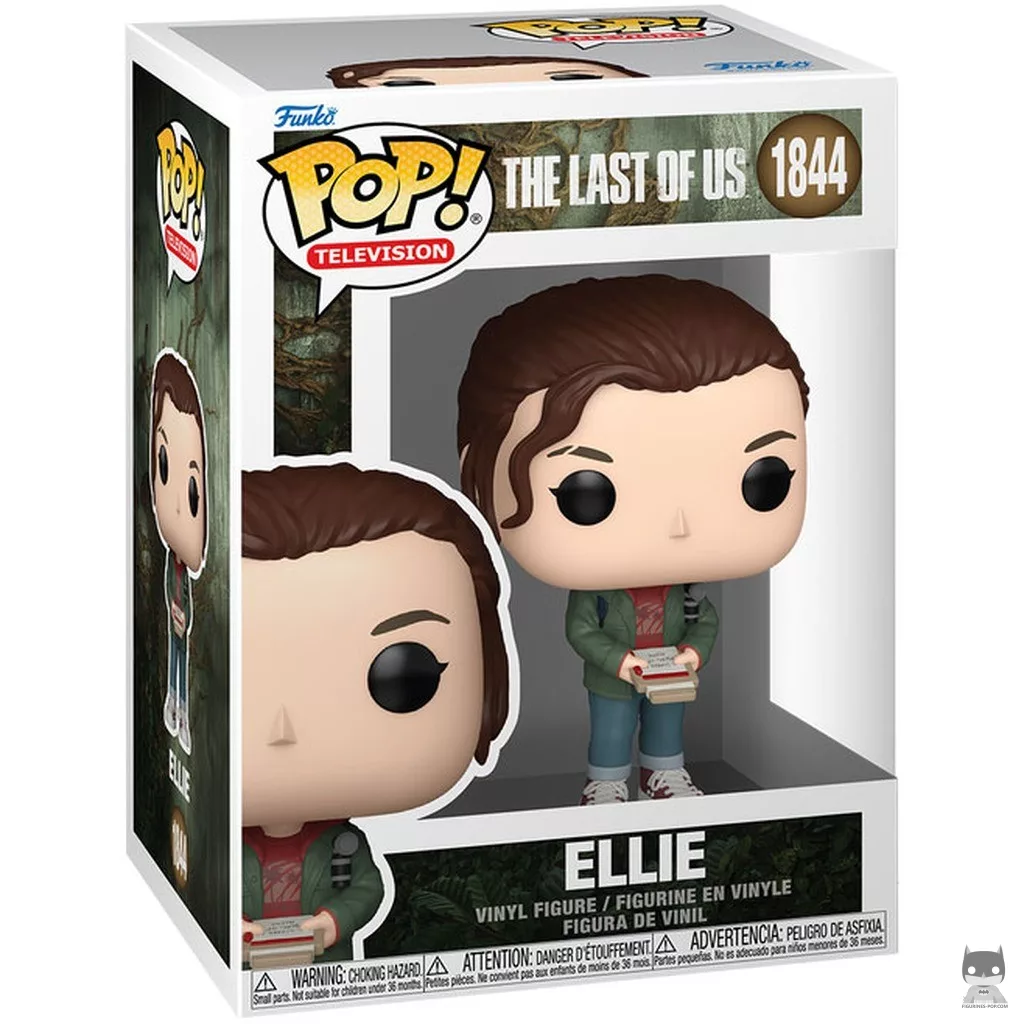 Ellie with Clipboard Funko Pop! figure in its box