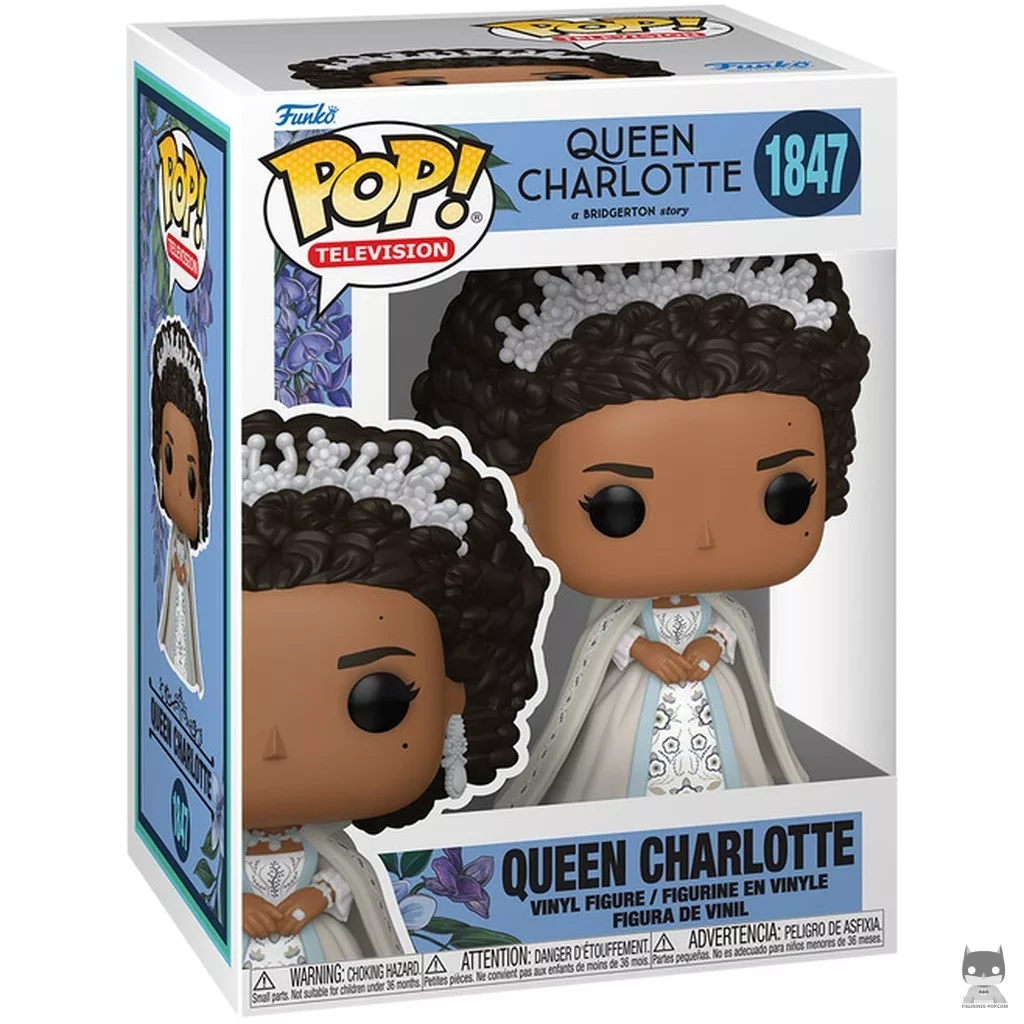 Queen Charlotte Funko Pop! figure in its box