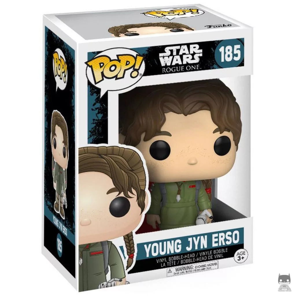 Jyn Erso Young Funko Pop! figure in its box