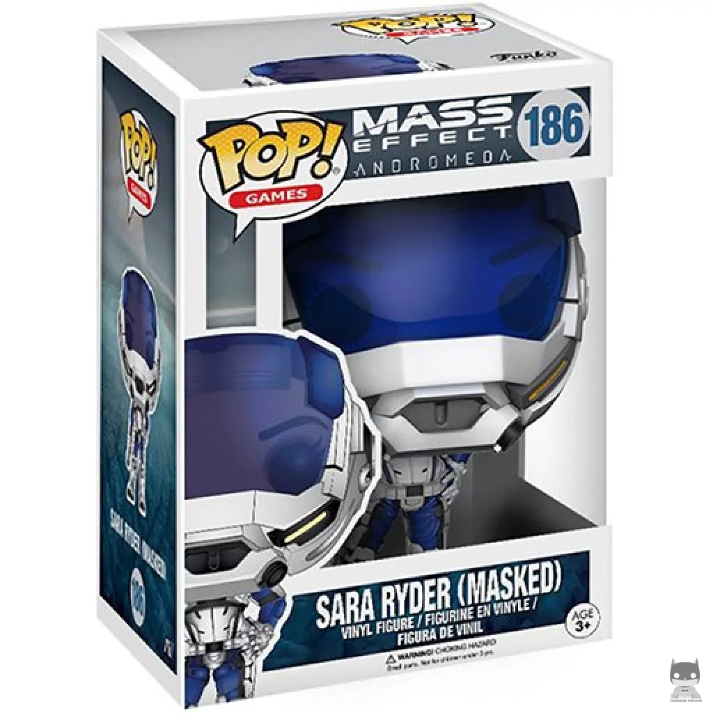 Sara AI (Masked) Funko Pop! figure in its box