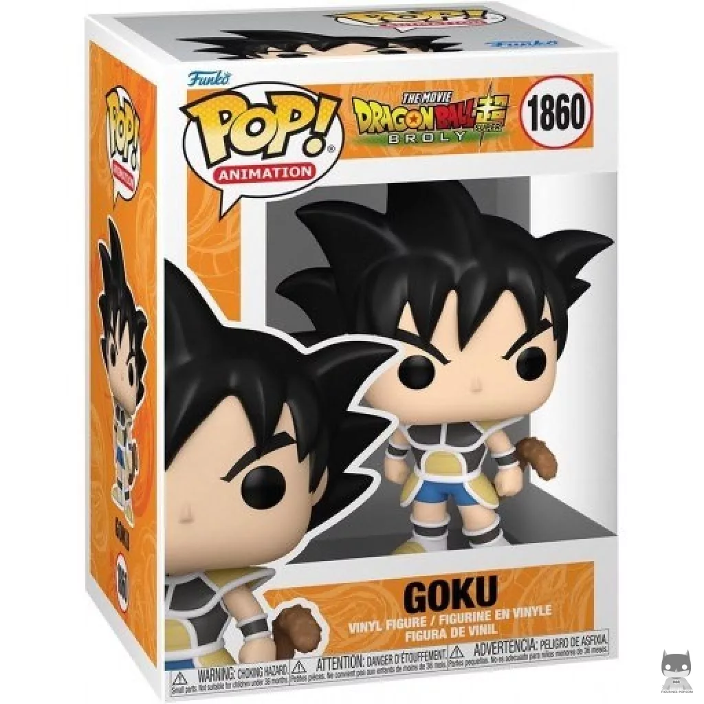 Kid Goku in Saiyan Armor Funko Pop! figure in its box