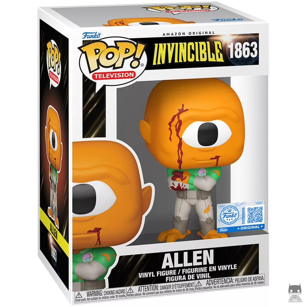 Allen (Bloody) Funko Pop! figure in its box