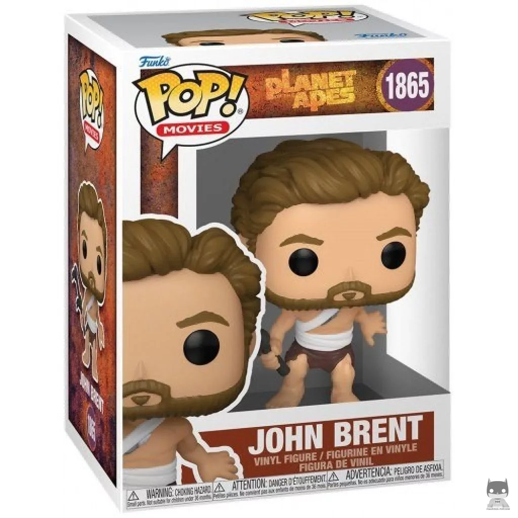 John Brent Funko Pop! figure in its box