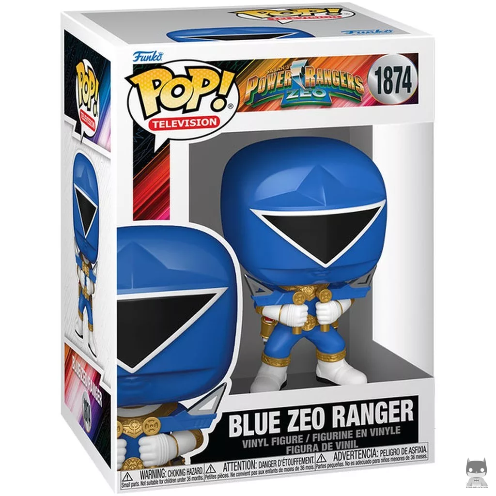Blue Zeo Ranger Funko Pop! figure in its box