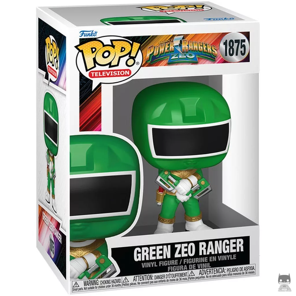 Green Zeo Ranger Funko Pop! figure in its box