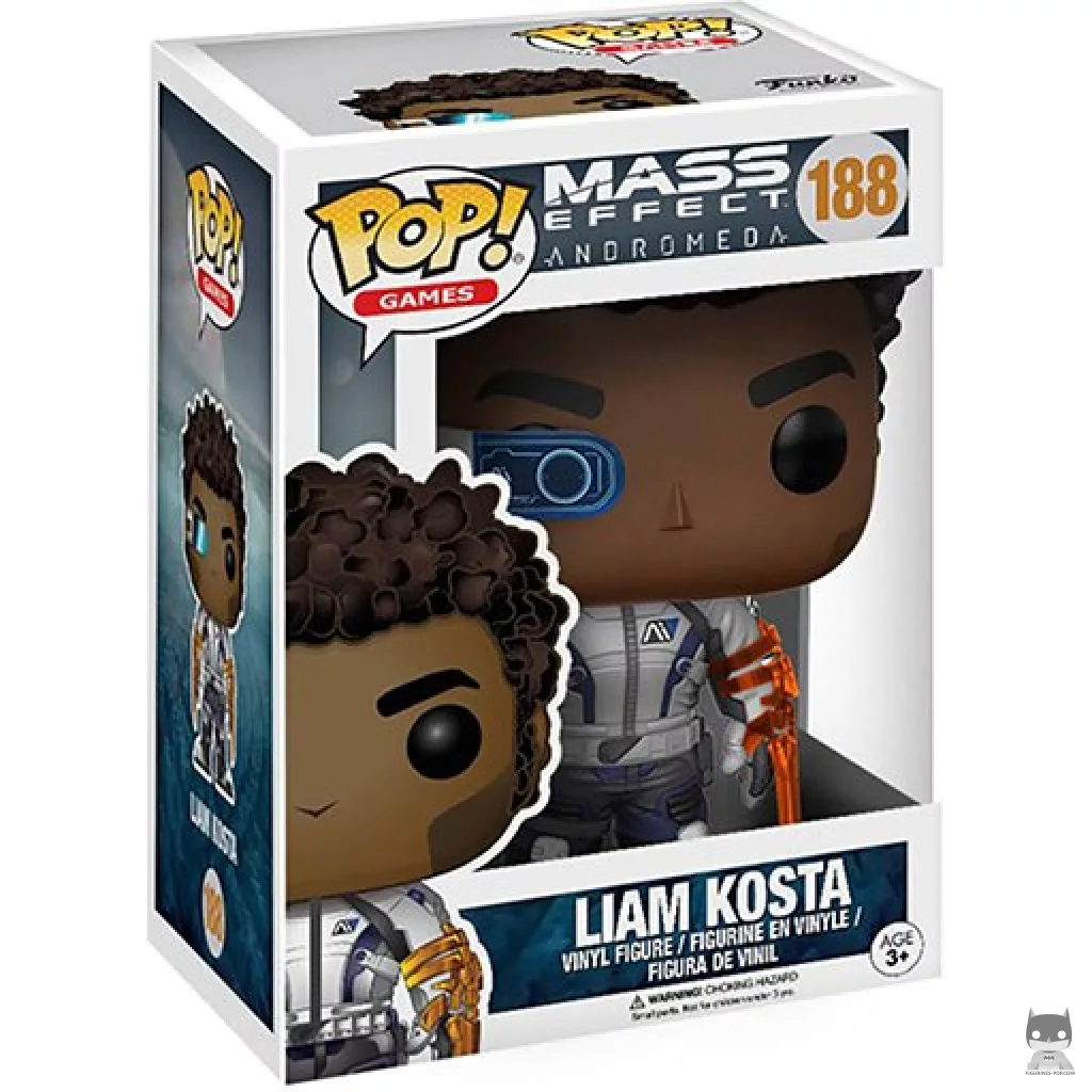 Liam Kosta Funko Pop! figure in its box
