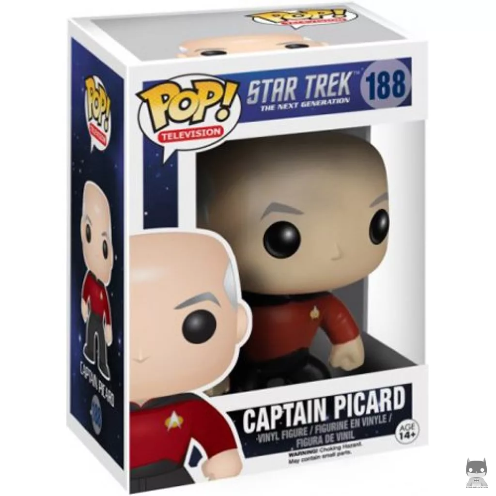 Captain Picard Funko Pop! figure in its box