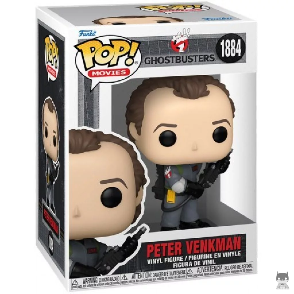 Peter Venkman Funko Pop! figure in its box