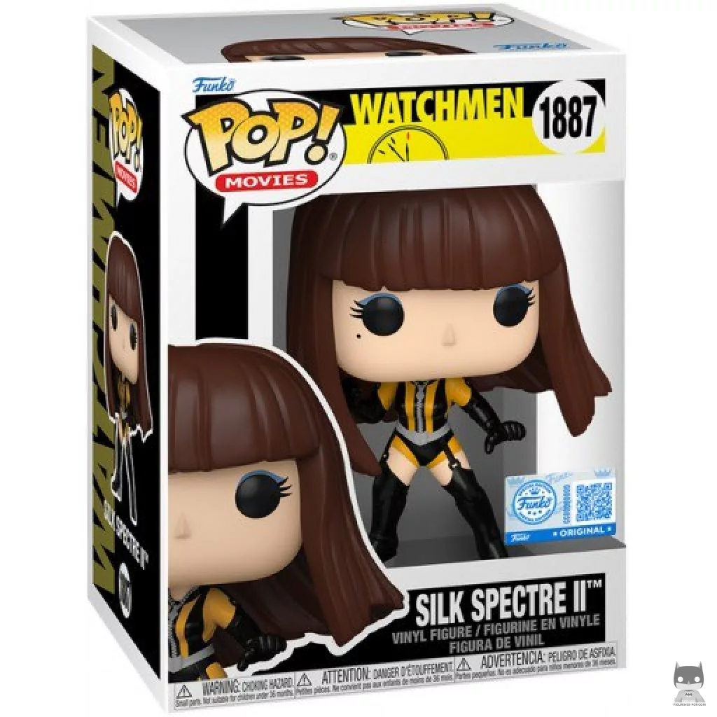 Silk Spectre II Funko Pop! figure in its box