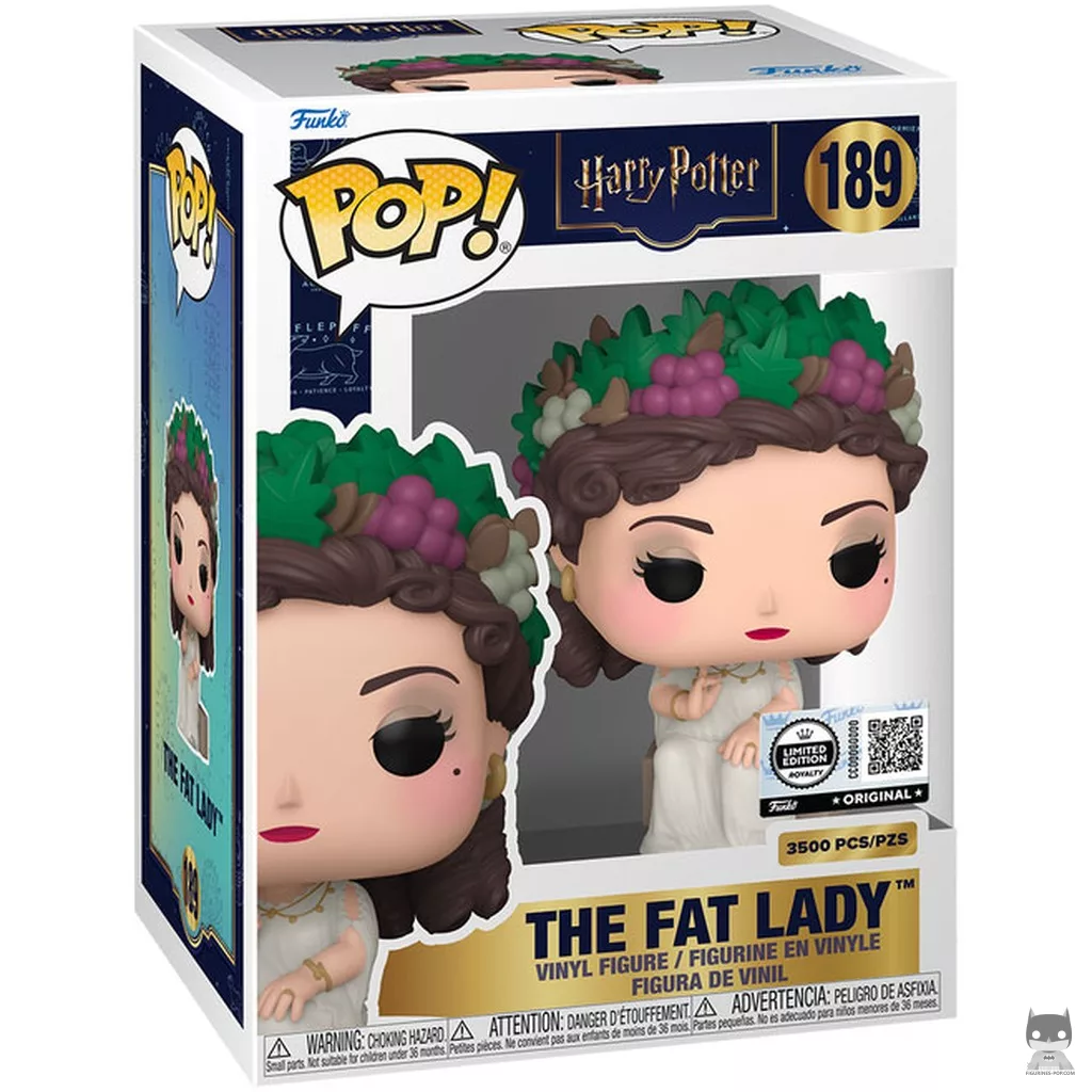 The Fat Lady Funko Pop! figure in its box