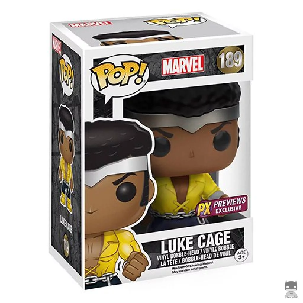 Luke Cage (Power Man) Funko Pop! figure in its box