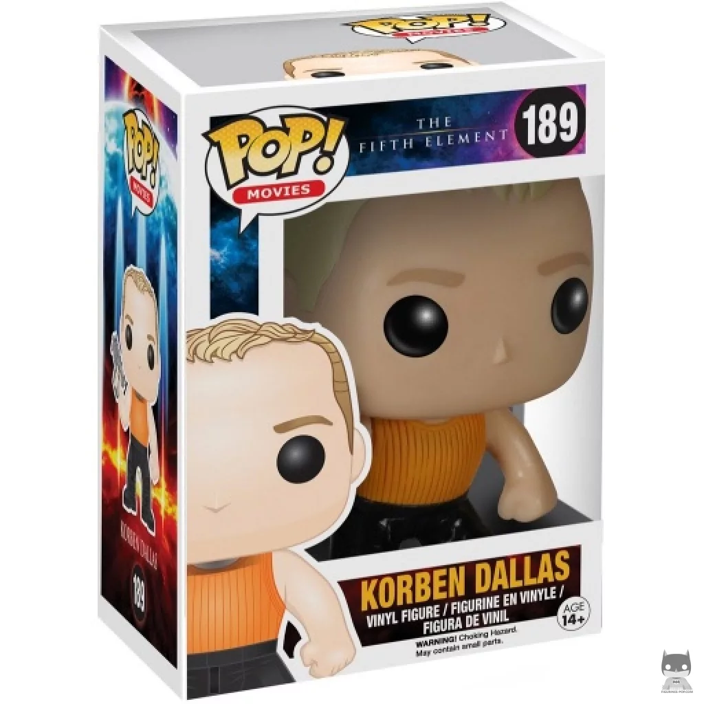 Korben Dallas Funko Pop! figure in its box