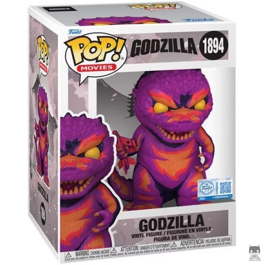 Godzilla Funko Pop! figure in its box