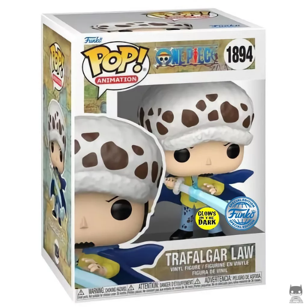 Trafalgar Law (Glow in the Dark) Funko Pop! figure in its box