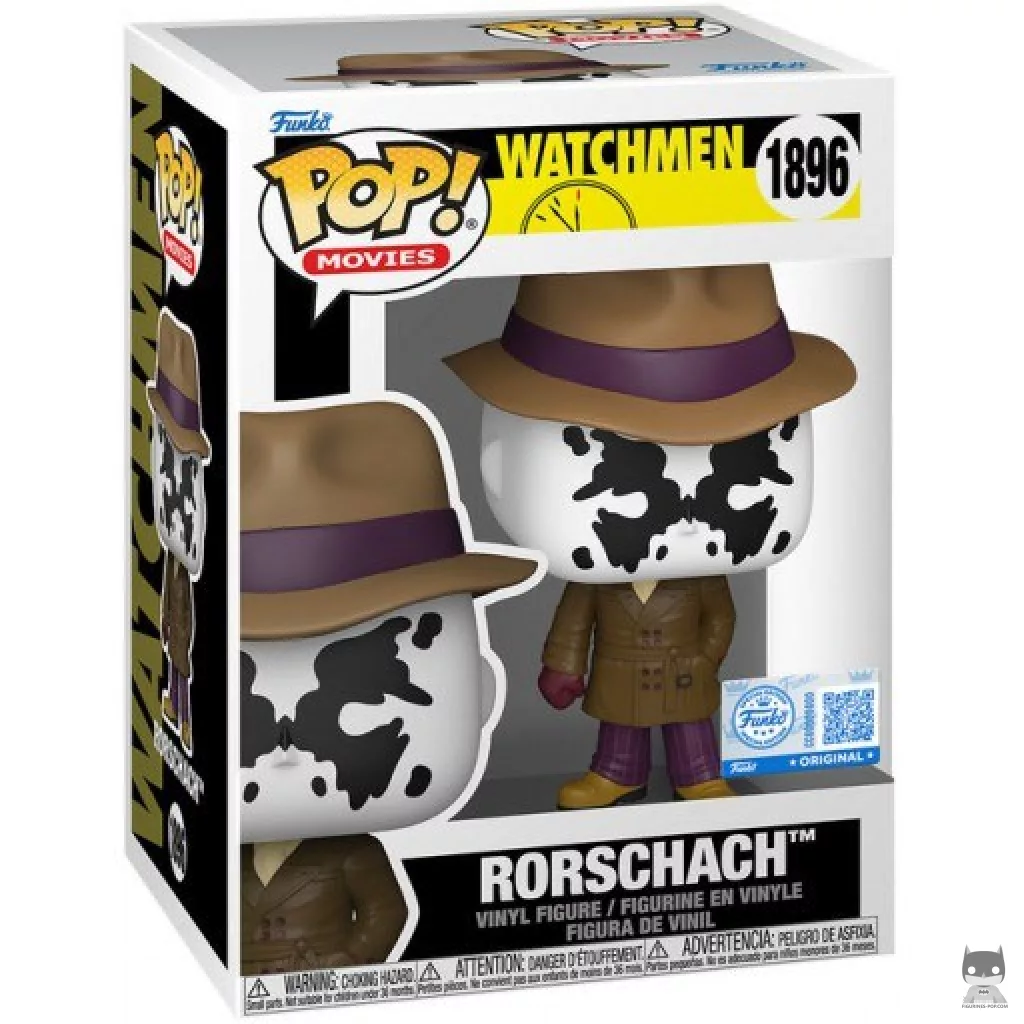 Rorschach Funko Pop! figure in its box