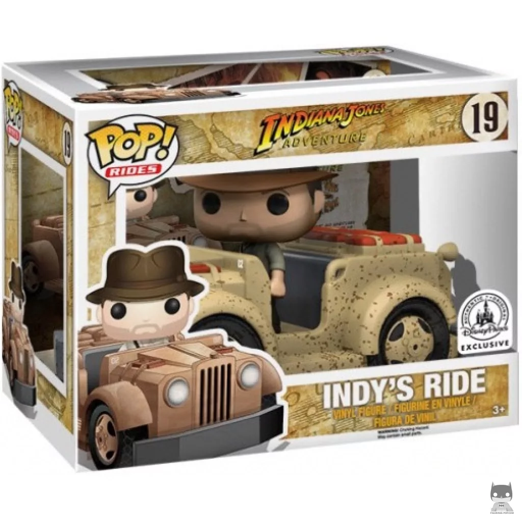 Indy's Ride Funko Pop! figure in its box