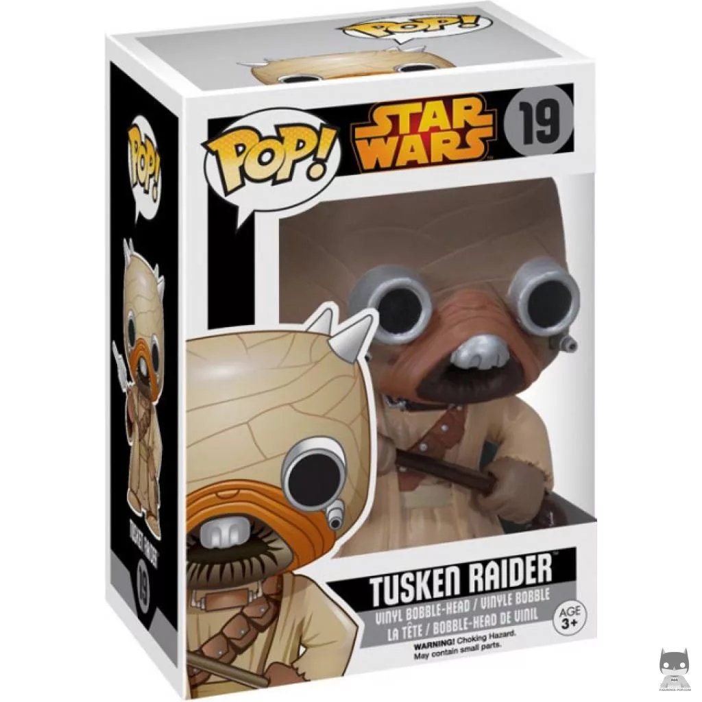Tusken Raider Funko Pop! figure in its box