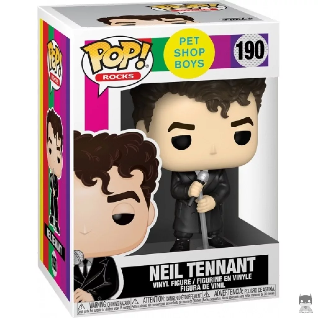 Neil Tennant Funko Pop! figure in its box