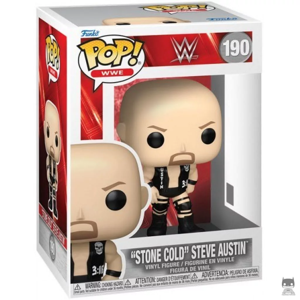 "Stone Cold" Steve Austin Funko Pop! figure in its box