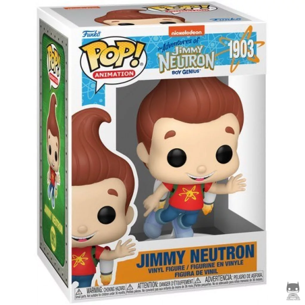 Jimmy Neutron Funko Pop! figure in its box