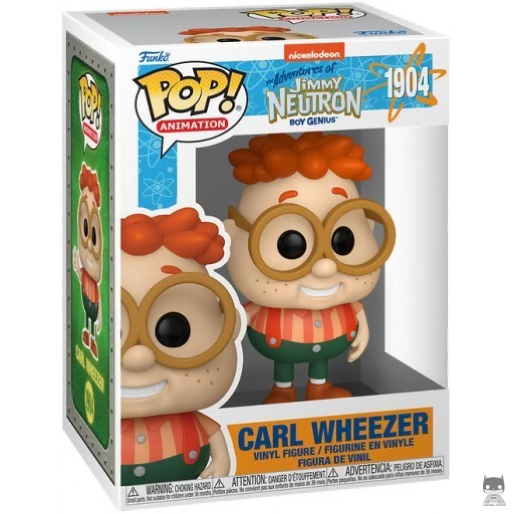 Carl Wheezer Funko Pop! figure in its box