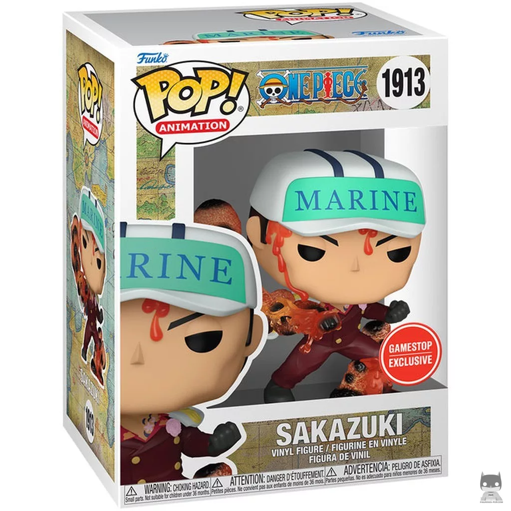 Sakazuki Funko Pop! figure in its box