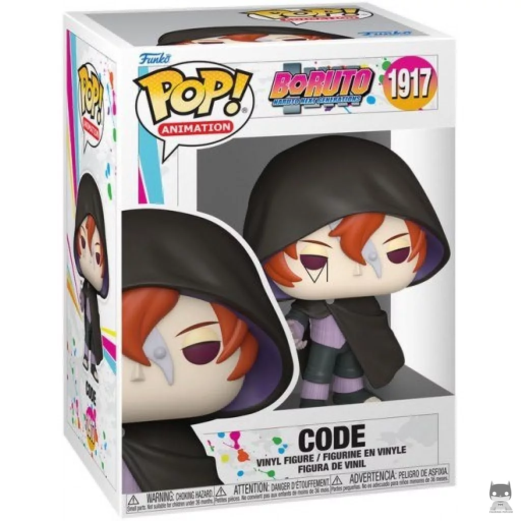 Code Funko Pop! figure in its box