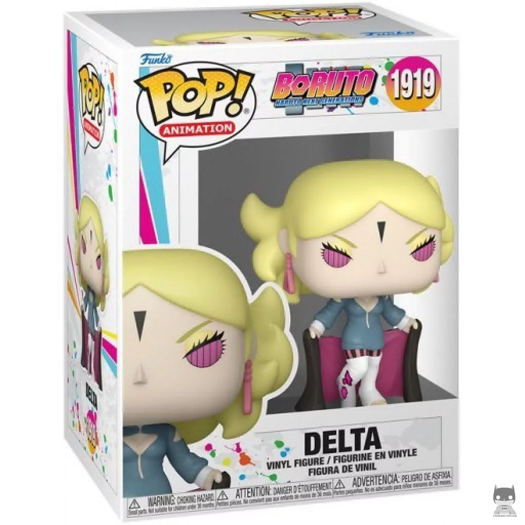 Delta Funko Pop! figure in its box