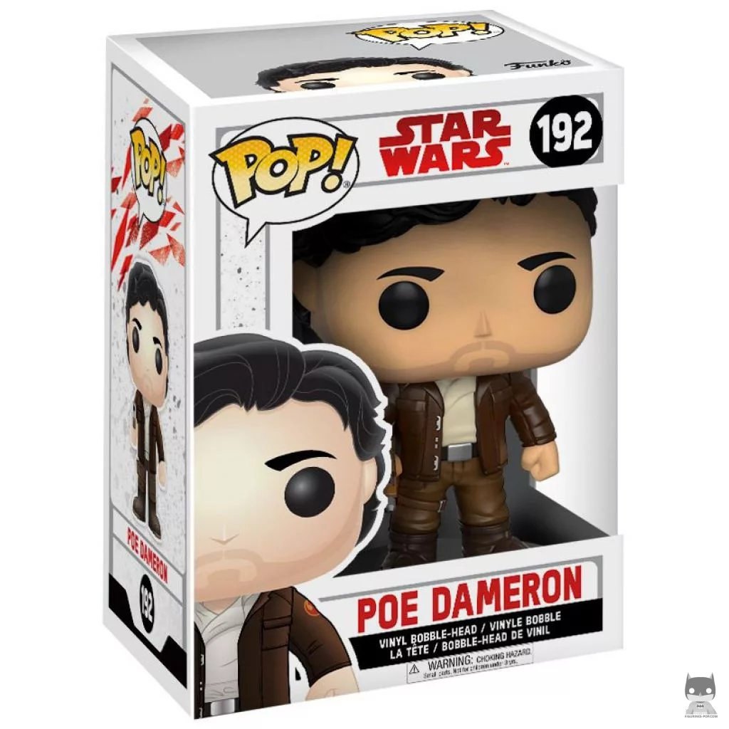 Poe Dameron Funko Pop! figure in its box